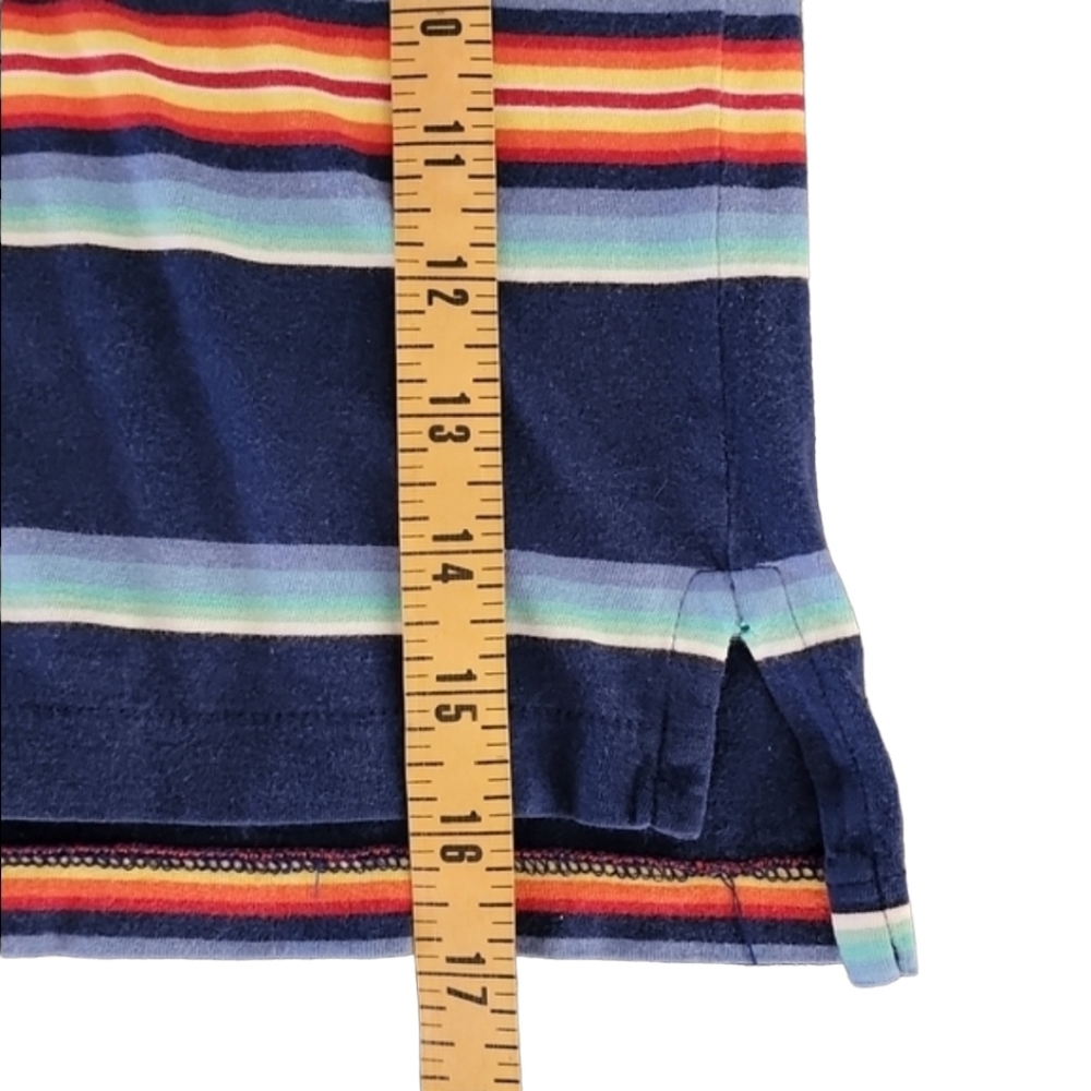 VINTAGE POLO RALPH LAUREN Rainbow Striped Polo Shirt Boys 4T Retro Stripes - Picture 7 of 10